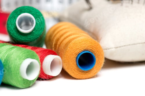 Preview: Sewing Background With Color Threads And Meter