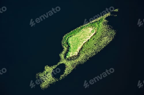 Preview: Aerial View Over Small Island