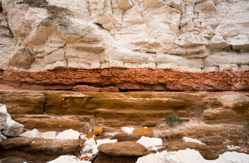 Preview: Layer Cake Cliffs At Hunstanton, North Norfolk, Uk