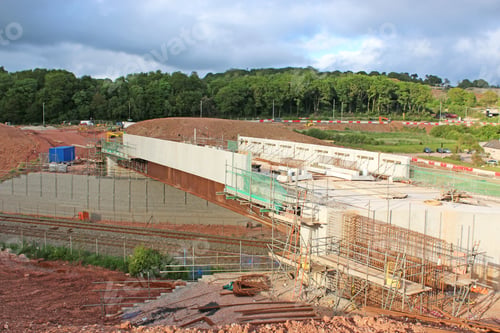 Preview: Road Bridge Over A Bypass Under Construction