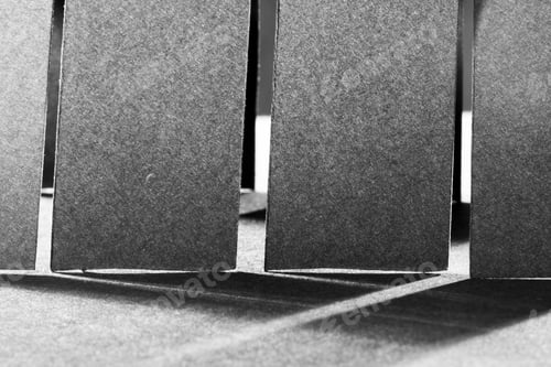 Preview: Black Paper Shapes And Shadows With Black Paper Background