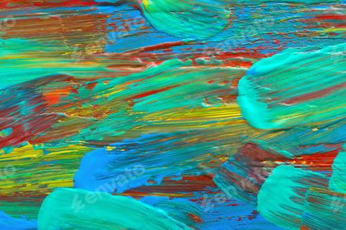 Preview: Abstract Art Background. Hand-Painted.
