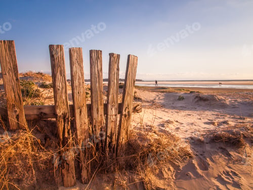 Preview: Dune And Sandy Wide Sandy Beach In Tarifa, Spain
