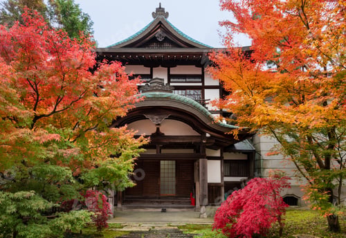 Preview: Autumn Landscape In Kyoto, Japan.