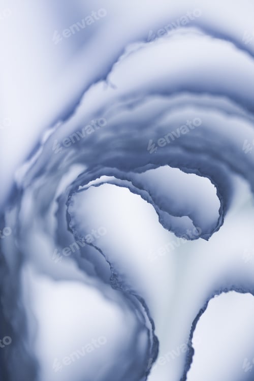 Preview: Colorful Abstract Composition With Blue Crepe, Lights And Shadows