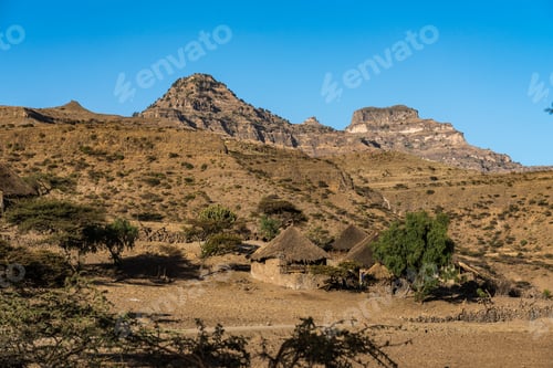 Preview: Mountains, Fields And Hills In The Highlands Of Lalibela, Ethiopia