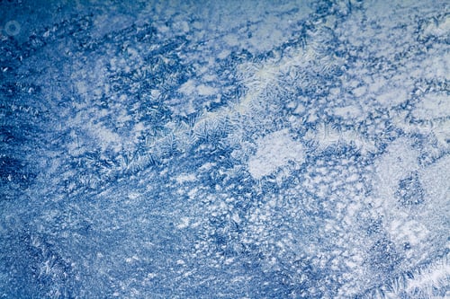 Preview: Ice Flowers On Glass - Texture And Background. High Resolution And Sharp, Beautiful Details