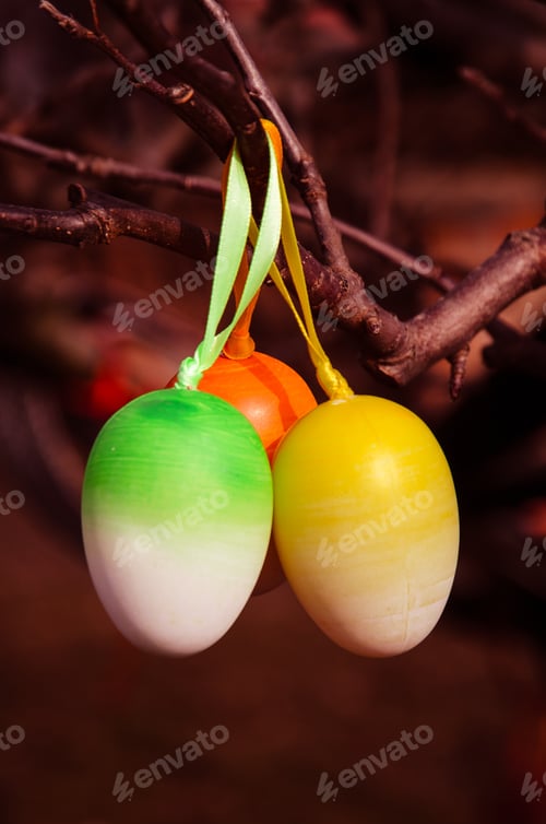 Preview: Colorful Easter Eggs Decoration Image