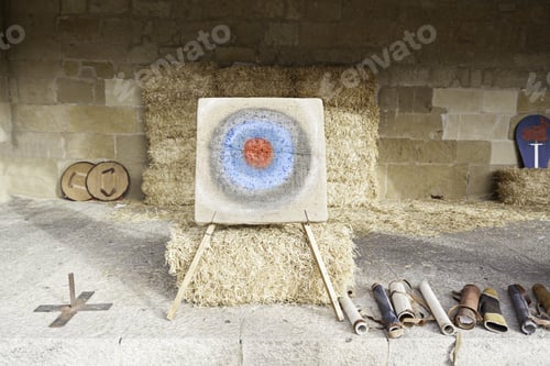 Preview: Diana Archery, Shooting Arrows To Detail With A Bow, Action Sport