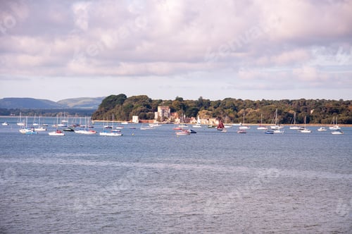 Preview: Sailing Boats Around Brownsea Island, Dorset, United Kingdom.