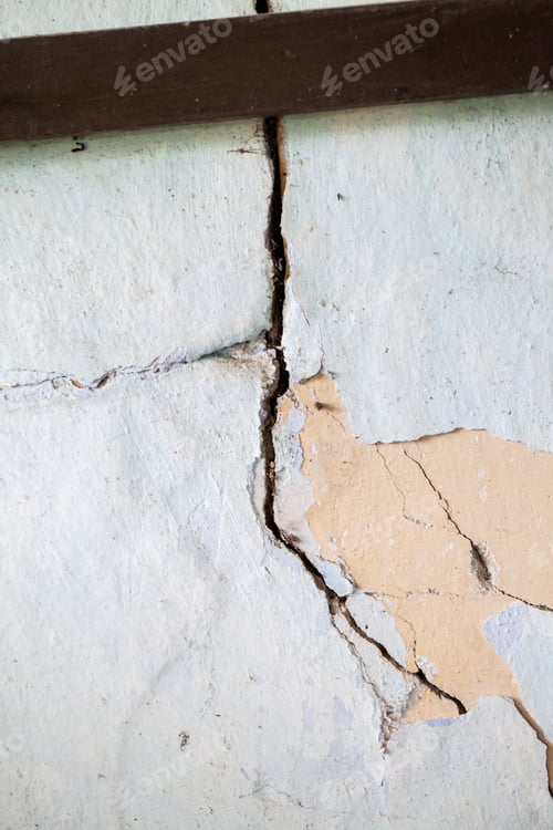 Preview: Old Wall Texture With Peeled Mortar And Cracks