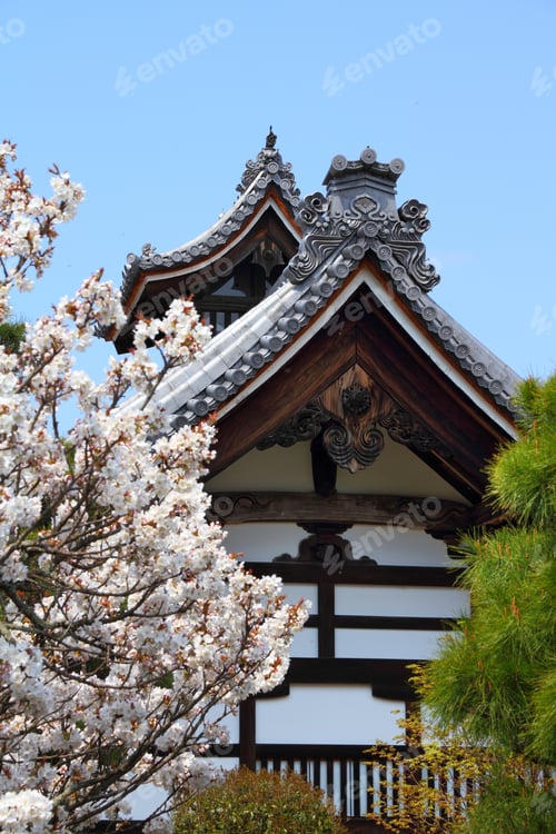 Preview: Kyoto, Japan - Tenryuji Temple In Arashiyama. Buddhist Zen Temple Of Rinzai School. Unesco World