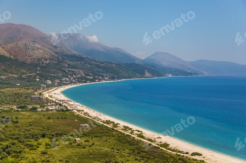 Preview: View On Adriatic Sea And Beach In Albania.