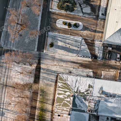 Preview: Aerial View Over The Roofs In The City