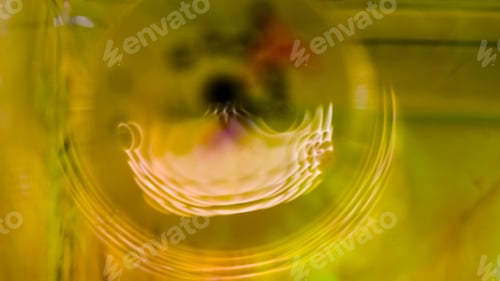 Preview: Abstract, Colorful Composition With Oil, Water And Ink