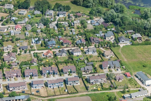 Preview: Aerial View Over The Residential Area