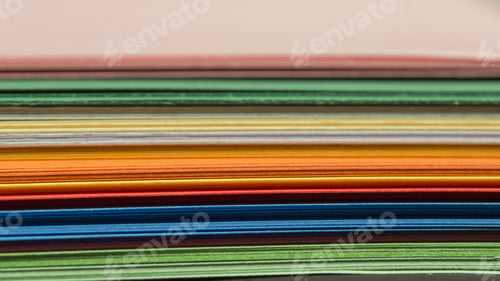 Preview: Abstract Composition And Texture From Sheet Of Colored Paper