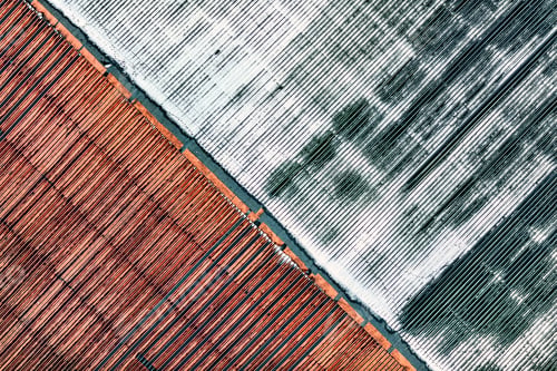 Preview: Aerial View Over The Roofs Under The Snow
