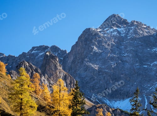 Preview: Austria, Greater Ahornboden In Autumn
