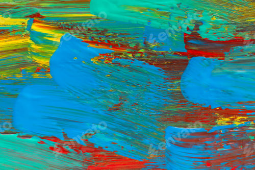 Preview: Abstract Art Background. Hand Painted.