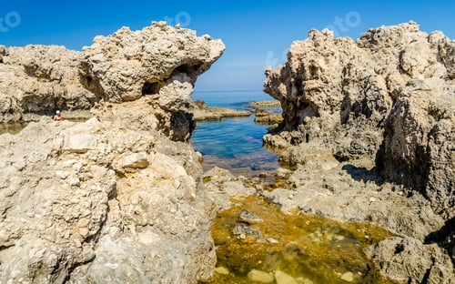 Preview: Mediterranean Beach, Beautiful Seascape In Milazzo, Sicily, Italy