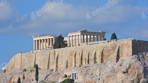 Preview: Extreme Zoom Photo Of Iconic Acropolis Hill And The Parthenon, Athens Historic Center, Attica