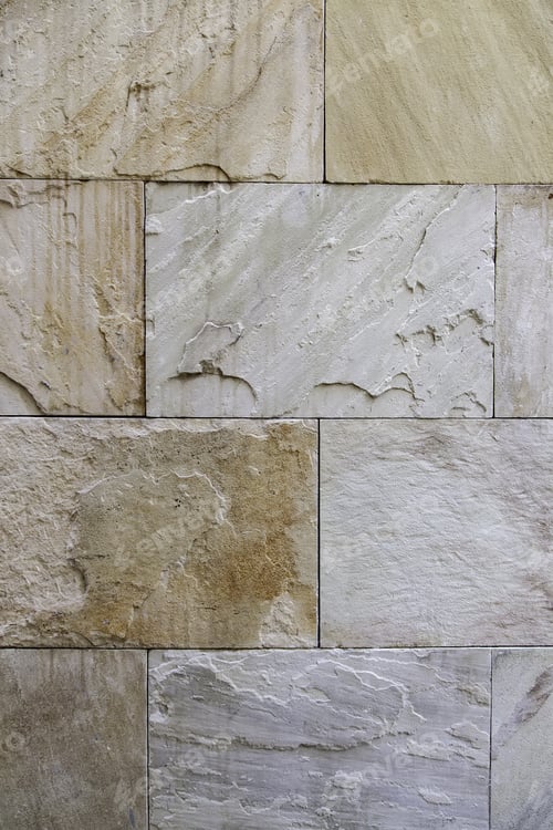 Preview: Textured Stone Background, Detail Of Wall Decorated With Marble