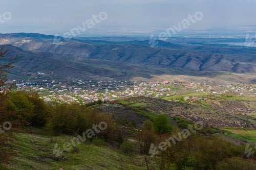 Preview: Achajur Village With Its Surroundings And Aghstev Reservoir, Armenia-Azerbaydjan State Border