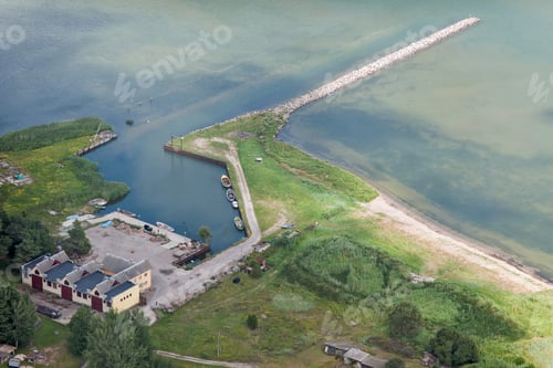 Preview: Aerial View Over The Small Harbor