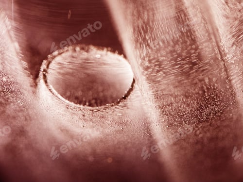 Preview: Abstract Underwater Composition With Bubbles, Tubes, Lines And Light