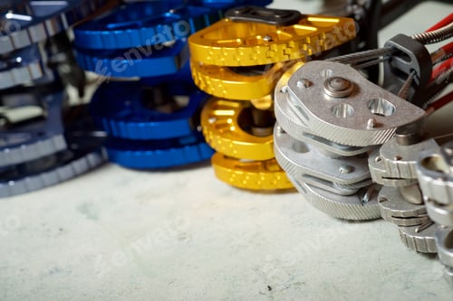 Preview: Climbing Cams Used In Climbing On A Table.