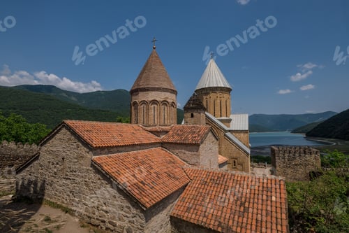 Preview: Ananuri Complex Under A Sunny Day. Georgia, The Military-Georgian Road