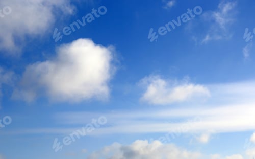 Preview: Abstract Nice Clouds In Blue Sky