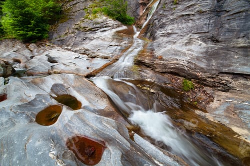 Preview: Landscape From Latoritei Waterfall In Romanian Mountains With Latoritei River