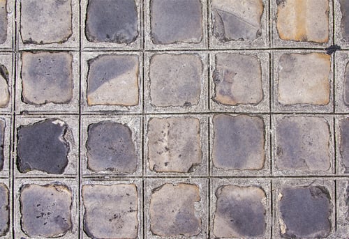 Preview: The Old Sidewalk Paved By A Stone Tile, Texture