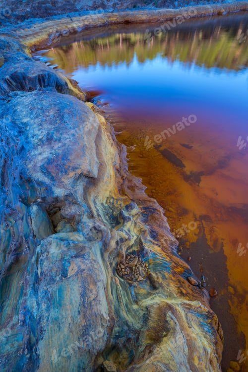 Preview: Tinto River In Sierra Morena Mountain Range Of Huelva Province In Andalucia Autonomous Community Of