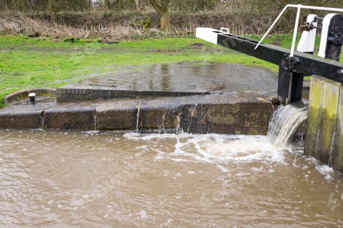 Preview: Overflowing Flooded Canal Lock