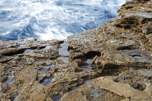 Preview: Landscape With Water And Rocks In Thassos Island, Greece, Next To The Natural Pool Called Giola
