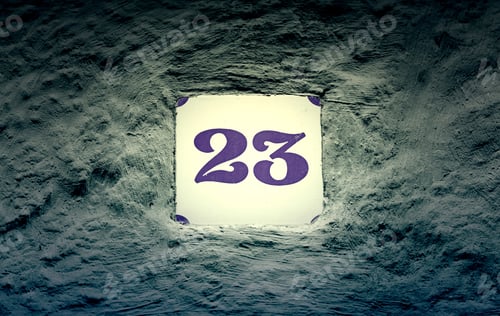 Preview: Number Twenty-Three, Detail Of An Odd Number Of Information, Digit