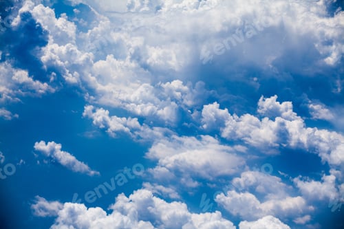 Preview: Beautiful, Dramatic Clouds And Sky Viewed From The Plane. High Resolution And Quality