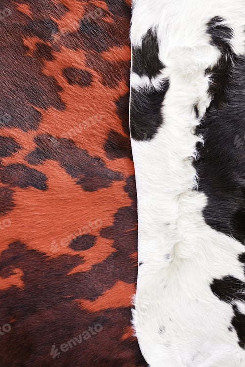 Preview: Animal Skins Color, Detail Of Furs In An Old Market