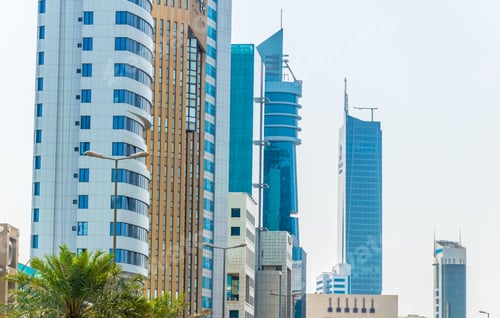 Preview: Detail Of Skyscrapers In Kuwait