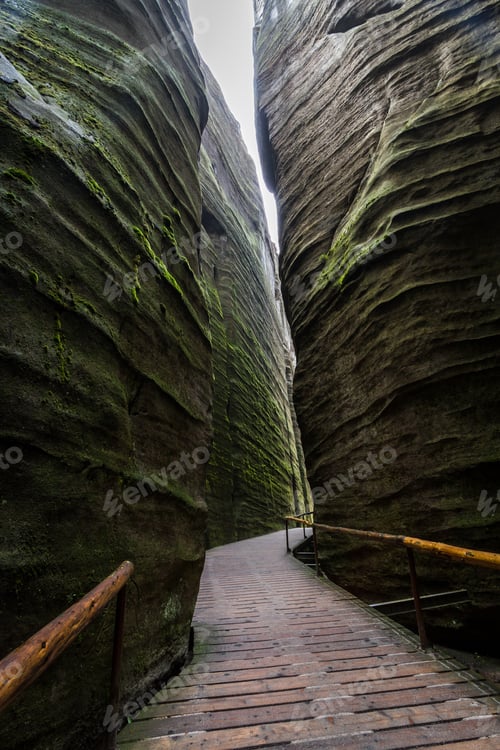 Preview: National Park Of Adrspach-Teplice Rocks. Rock Town. Czech Republic