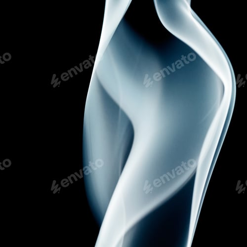 Preview: Abstract Composition With Smoke Shapes