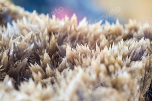 Preview: Beautiful Crystals, Minerals And Stones - Colors And Textures. Image Has Grain Texture Visible On