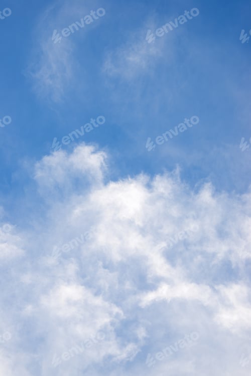 Preview: White Clouds And Blue Sky In Pyrenees.