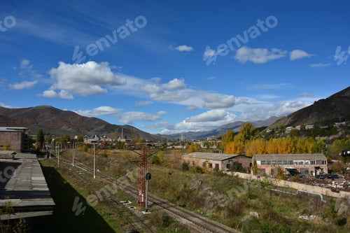 Preview: Autumn Landscape With Dramatic Clouds