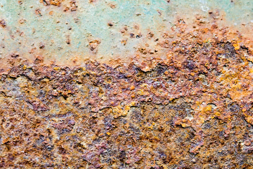 Vorschau: Metallische Textur mit Rost für Hintergründe