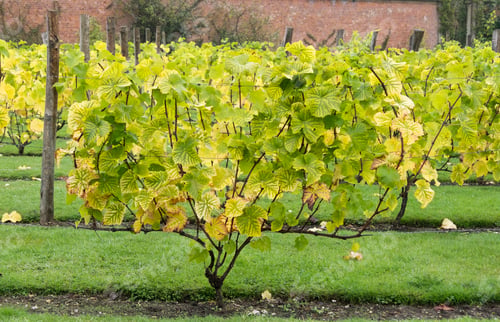 Preview: Grape Vineyard Plantation Background Scene