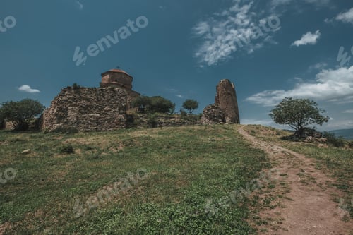 Preview: Beautiful Jvari Monastery Is World Heritage In Mtskehta City, Georgia